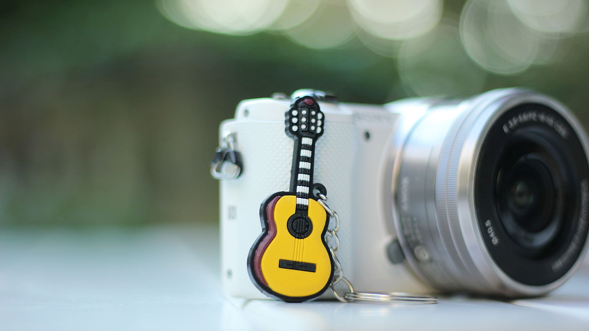 Schlüsselhänger mit Instrumenten