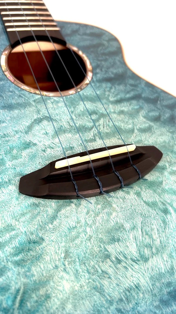 aNueNue UT188MB Feather Series – Premium Tenor Ukulele mit Double-Top und 5A Taiwan Koa