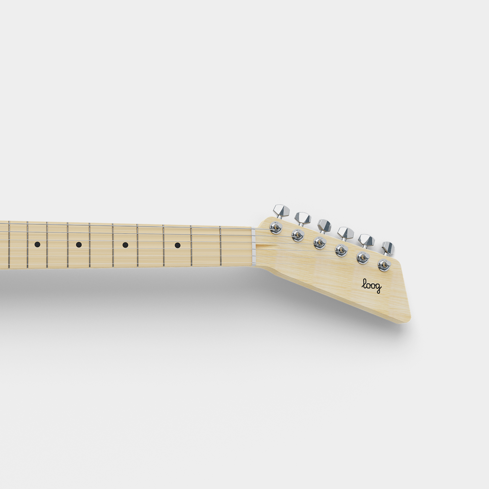 Loog Pro Electric Guitars VI - Black Loog Pro Electric Guitars VI - Black