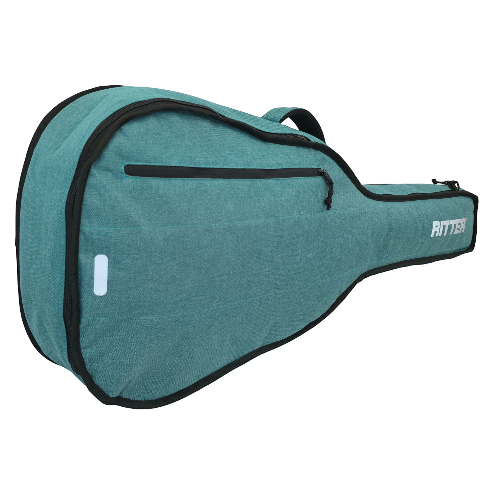 Ritter Gigbag Evilard Classical 1/2 Guitar. Aqua Green