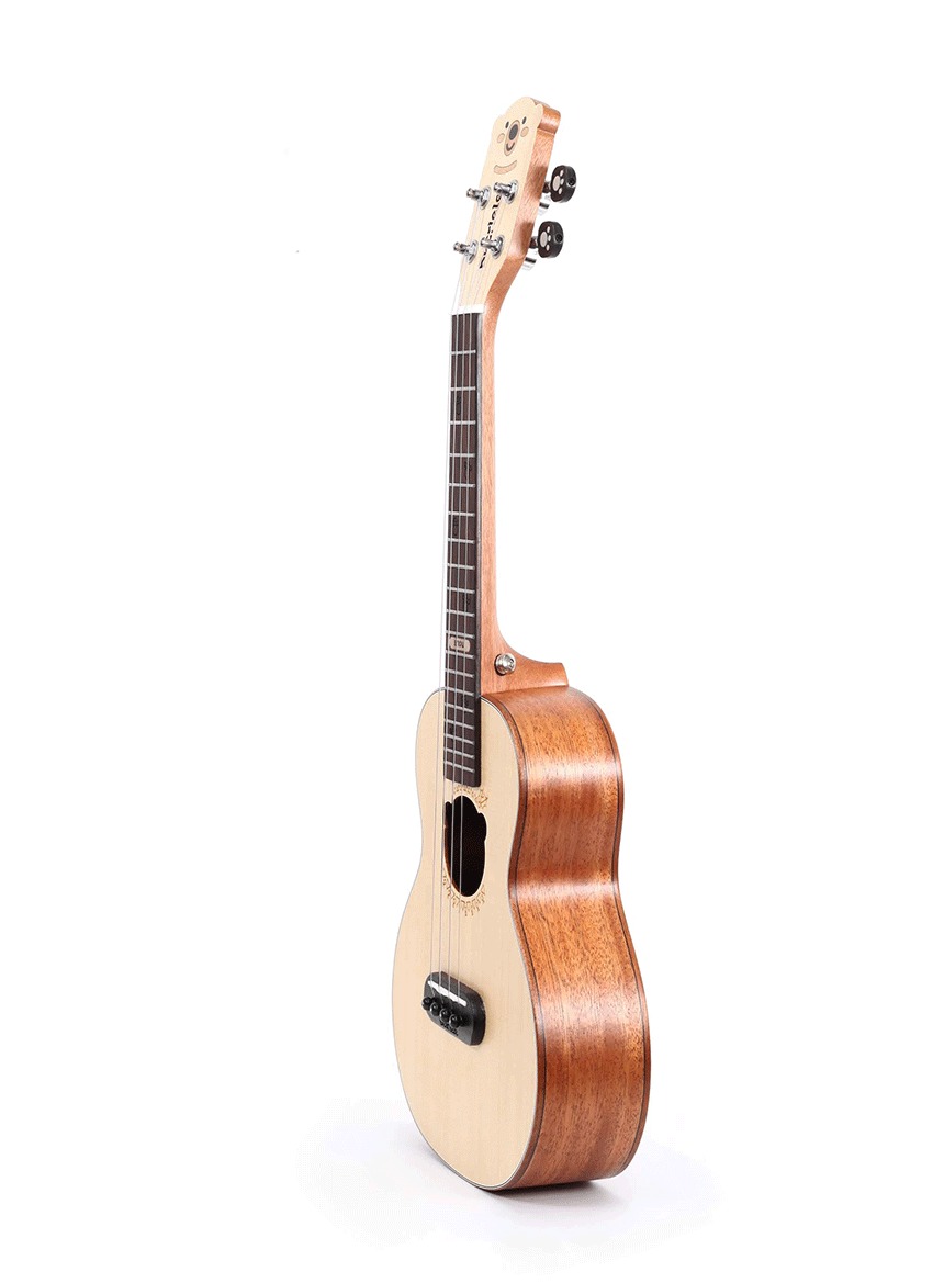 Bearlele Snow - Konzert Ukulele inkl. stabilem Gigbag Bearlele Snow - Konzert Ukulele inkl. stabilem Gigbag