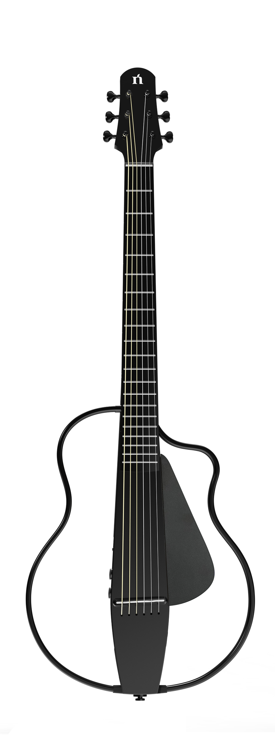 NBSG Steel Smart/Silent Guitar - Bamboo Black