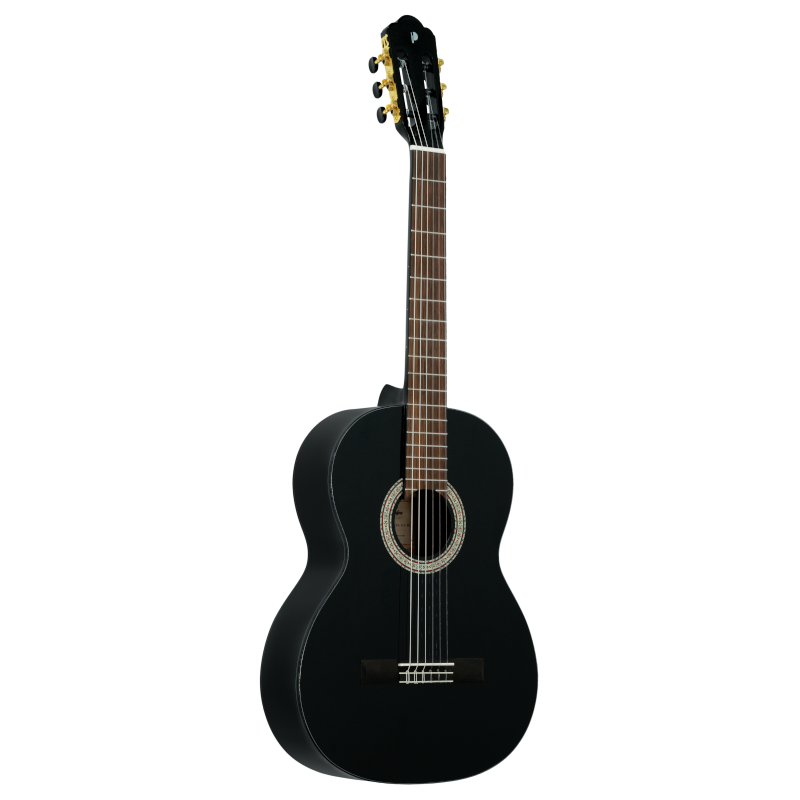 Prodipe Guitar PRIMERA 4/4, black Hochglanz