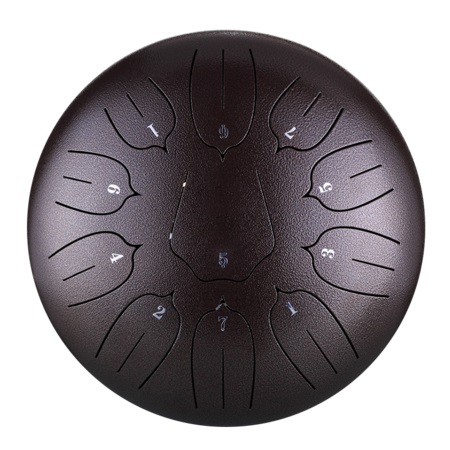 U-Turn Steel Tongue Drum 12" 11Töne - coal black