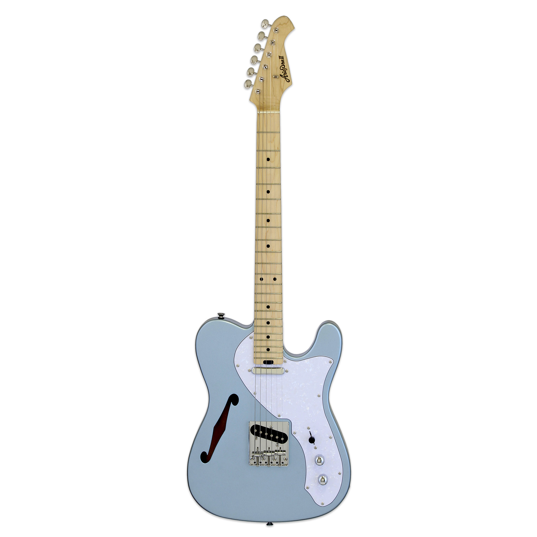 Aria TEG Thinline Telecaster, metallic ice blue