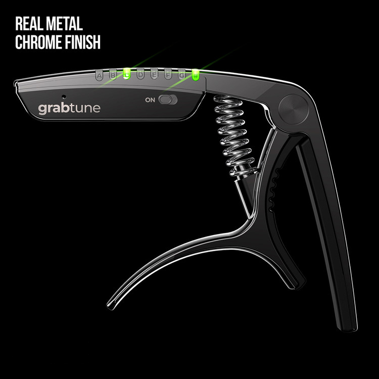 Grabtune Capo & Tuner, silber