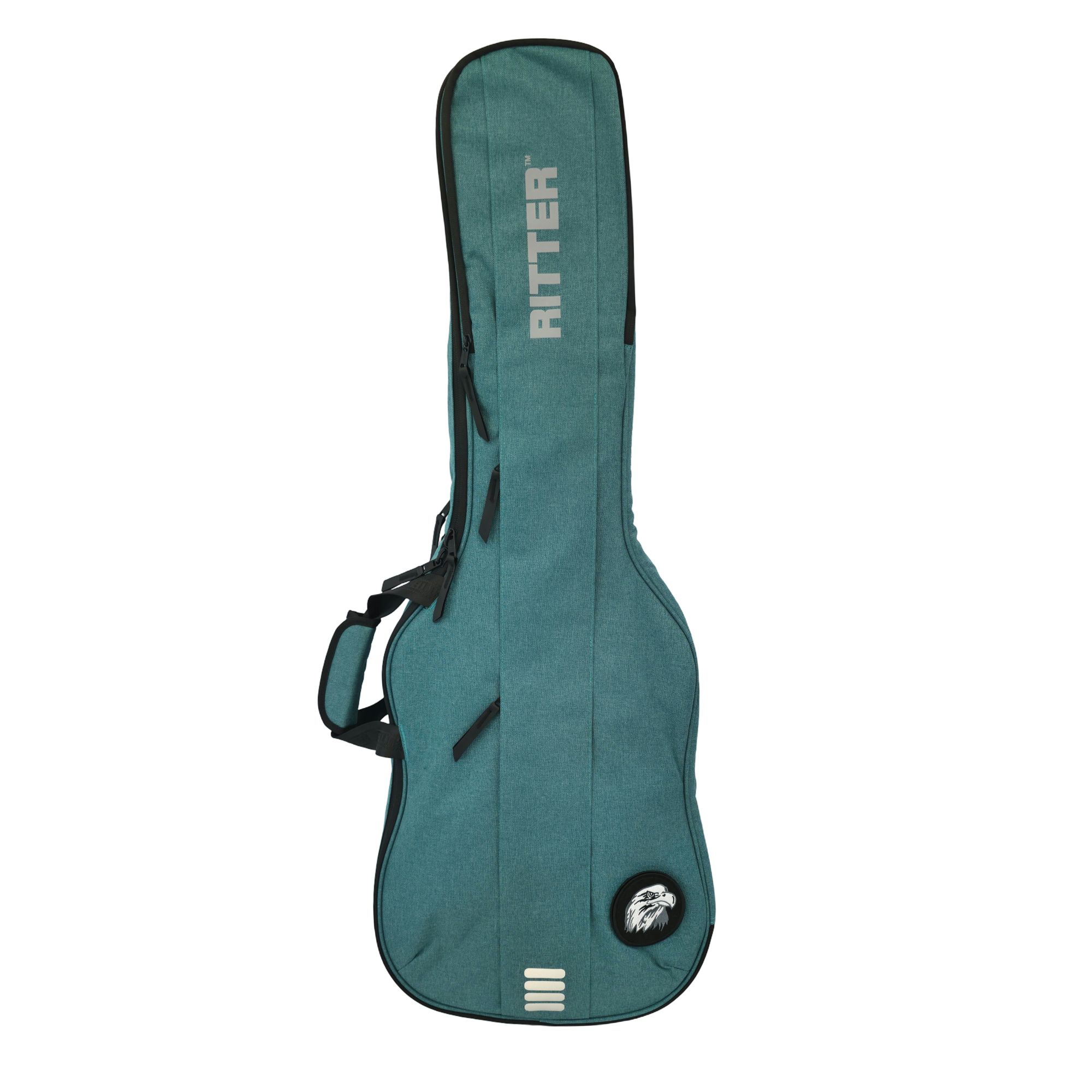 Ritter Gigbag Bern Double Electric Guitar, Aqual Green