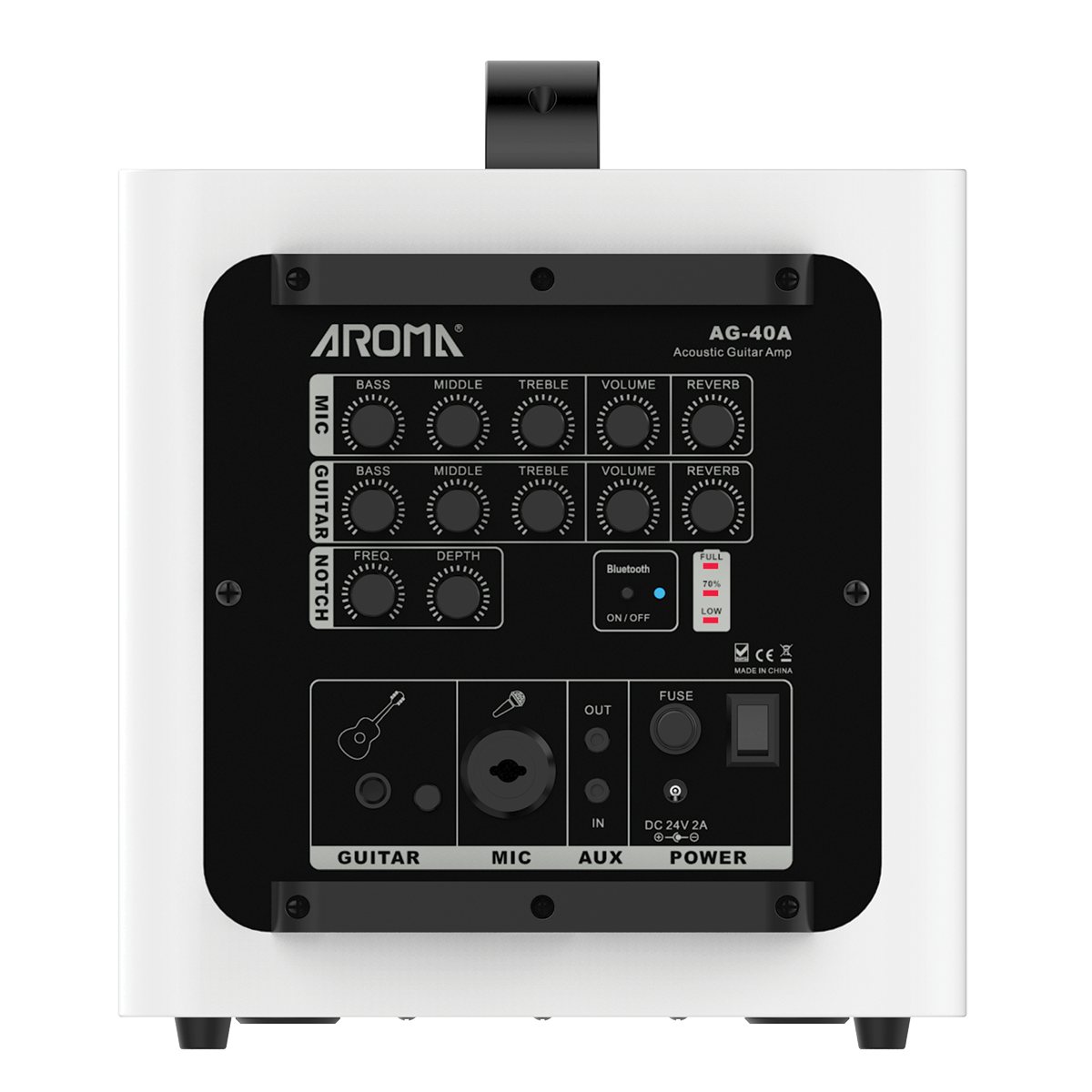 Aroma A40 mobiler Akustikverstäker, weiß