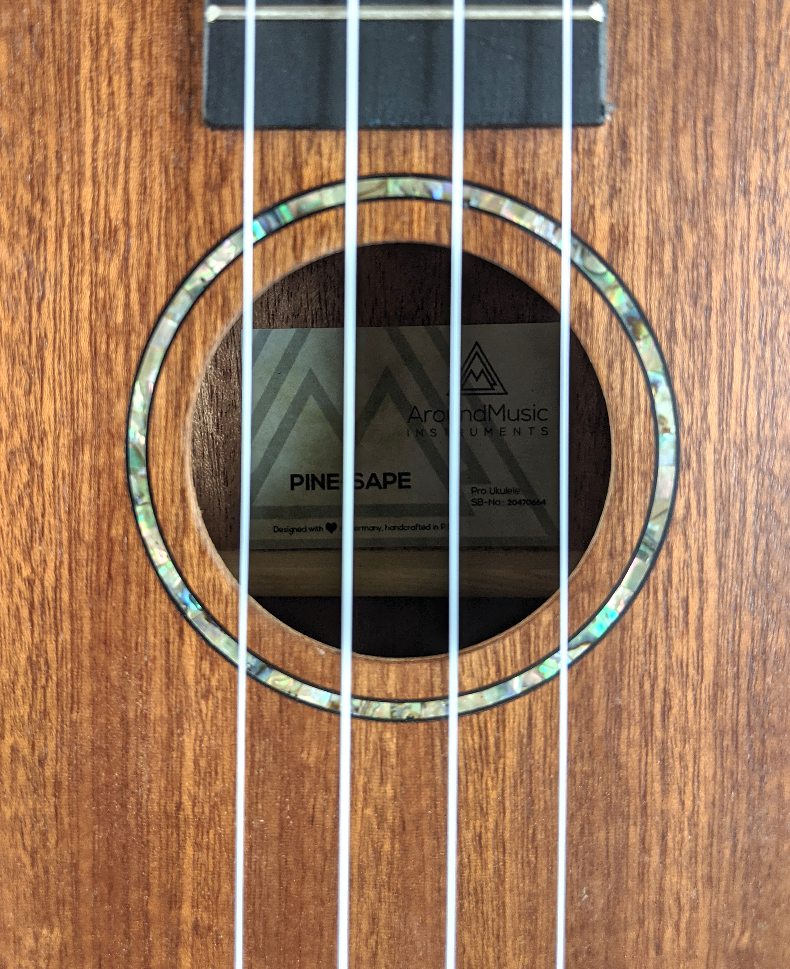 Around Music Instruments Pineapple Sapele Sopran Ukulele Around Music Instruments Pineapple Sapele Sopran Ukulele