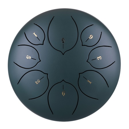 U-Turn Steel Tongue Drum 12" 8Töne - mineral green
