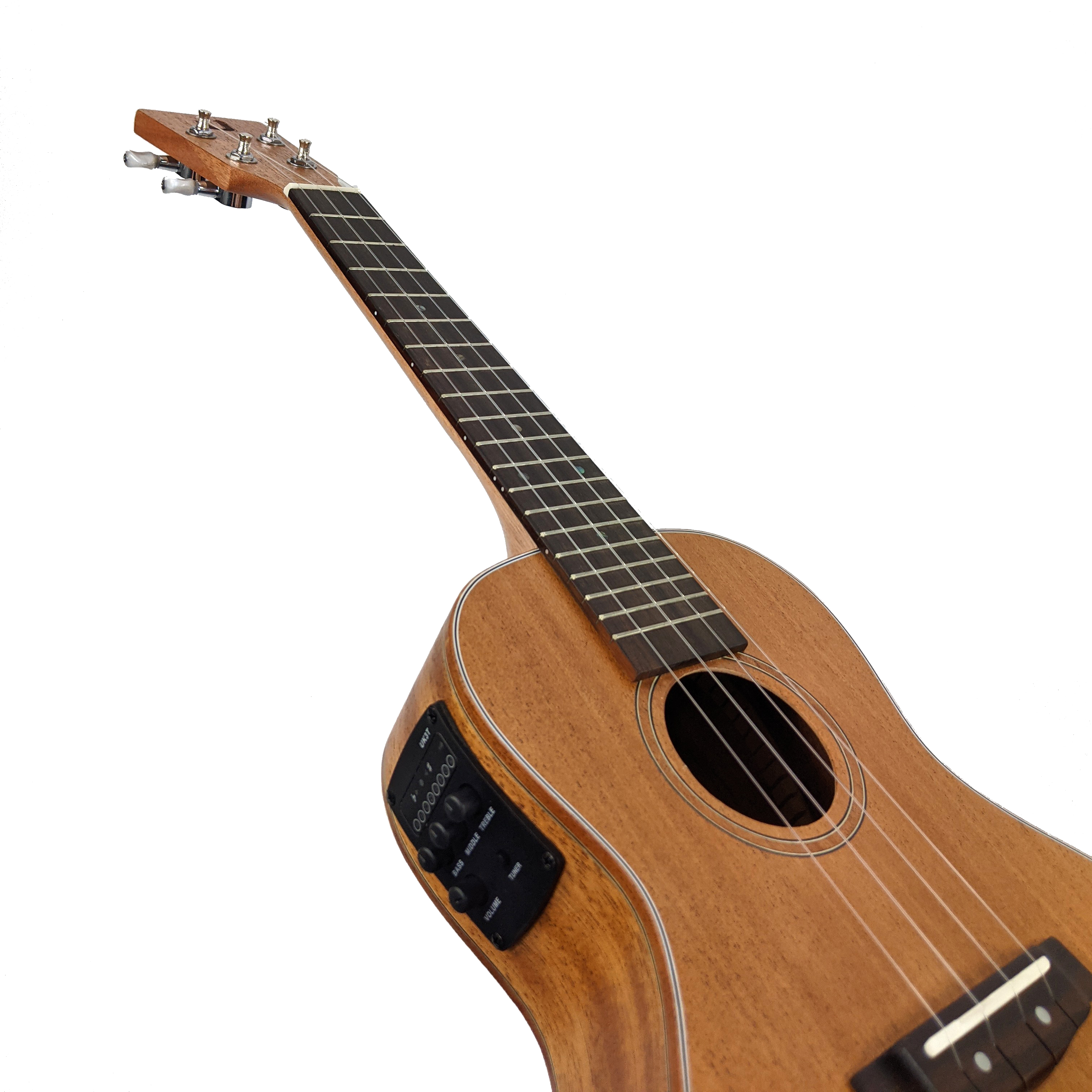 U-Turn Flow Concert Ukulele - solid top & EQ 