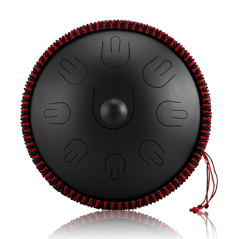 U-TURN Handpan 14" mit 9 Tönen - Schwarz