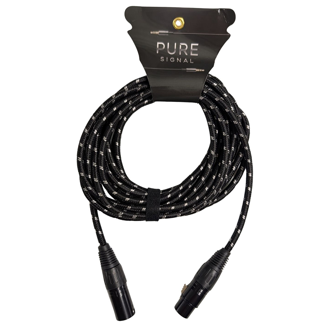 Pure Signal - Stoffkabel - XLR M/F  -  5 Meter