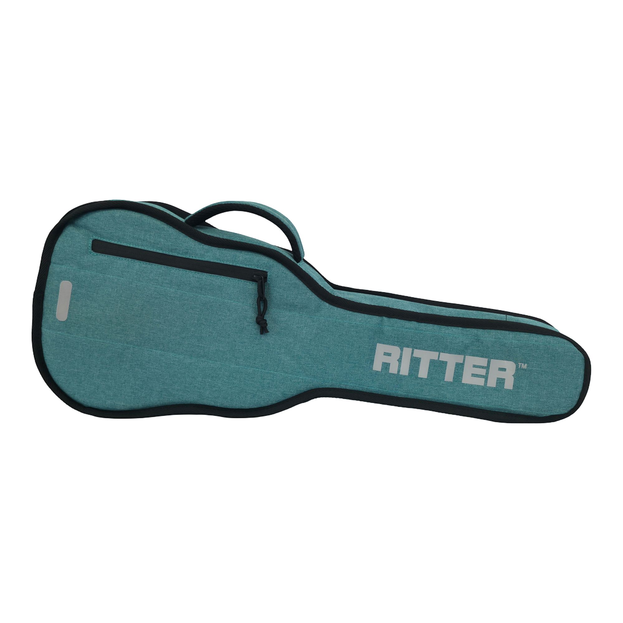 Ritter Gigbag Evilard Concert Ukulele, Aqua Green