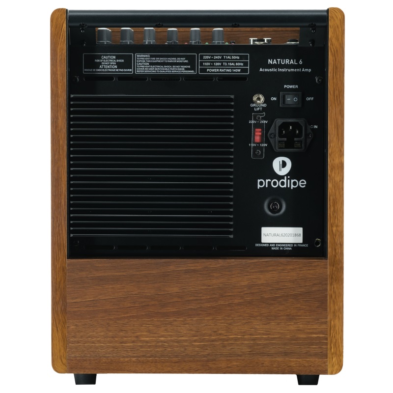 Prodipe Amp Natural 6v2 Walnut Wood Prodipe Amp Natural 6v2 Walnut Wood