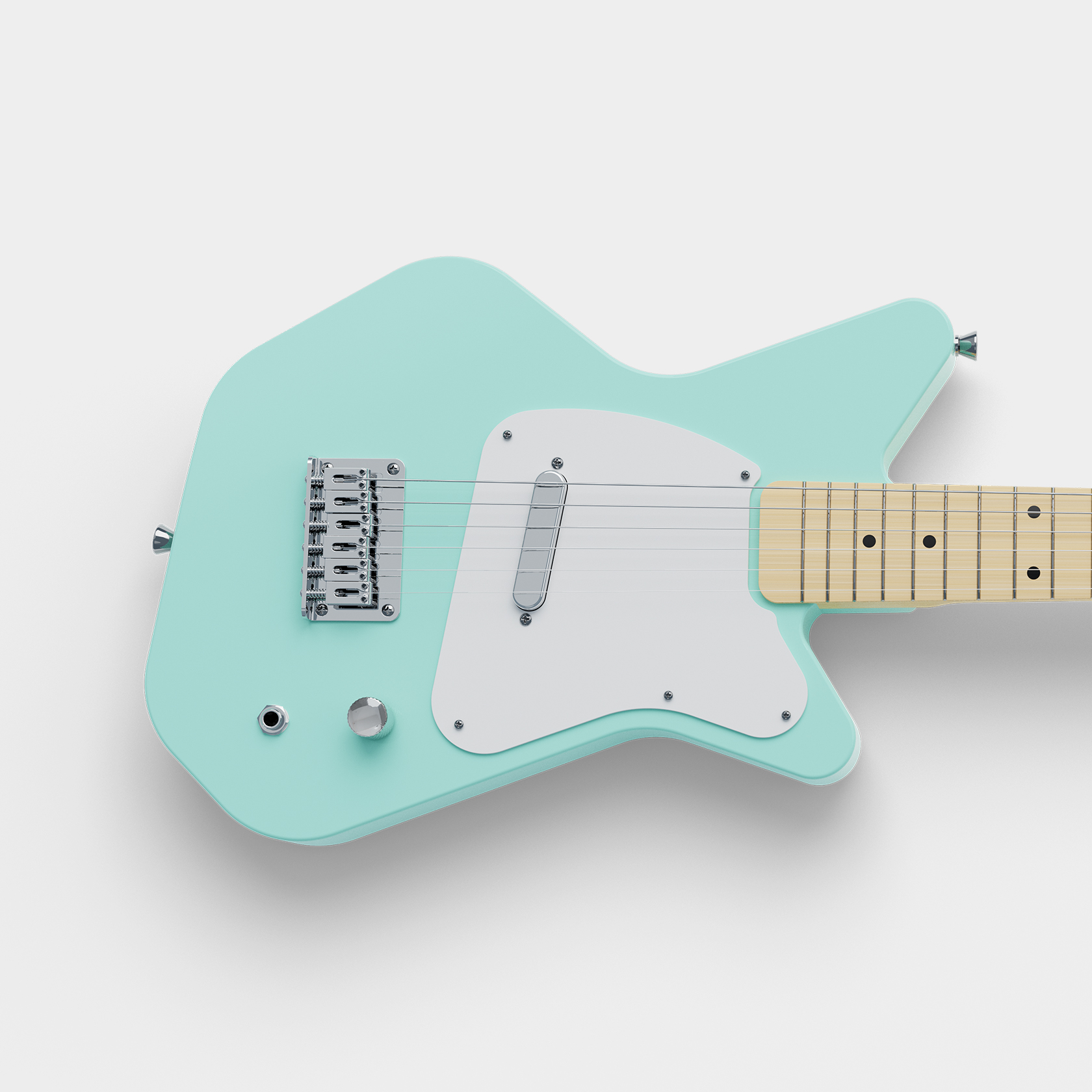 Loog Pro Electric Guitars VI - Green Loog Pro Electric Guitars VI - Green