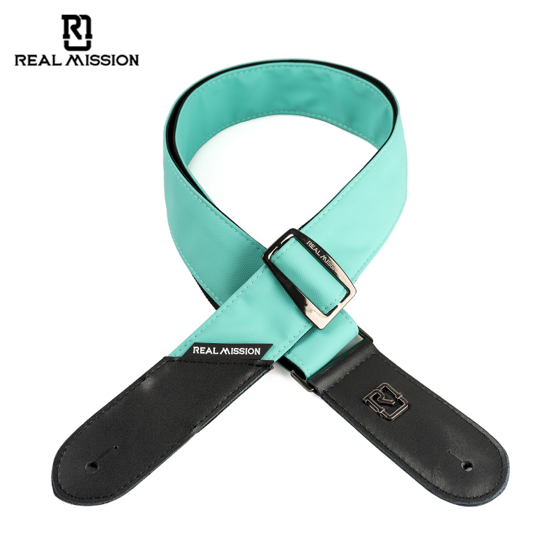 Gitarren Gurt Pastel Serie - Real Mission - Aqua Blue