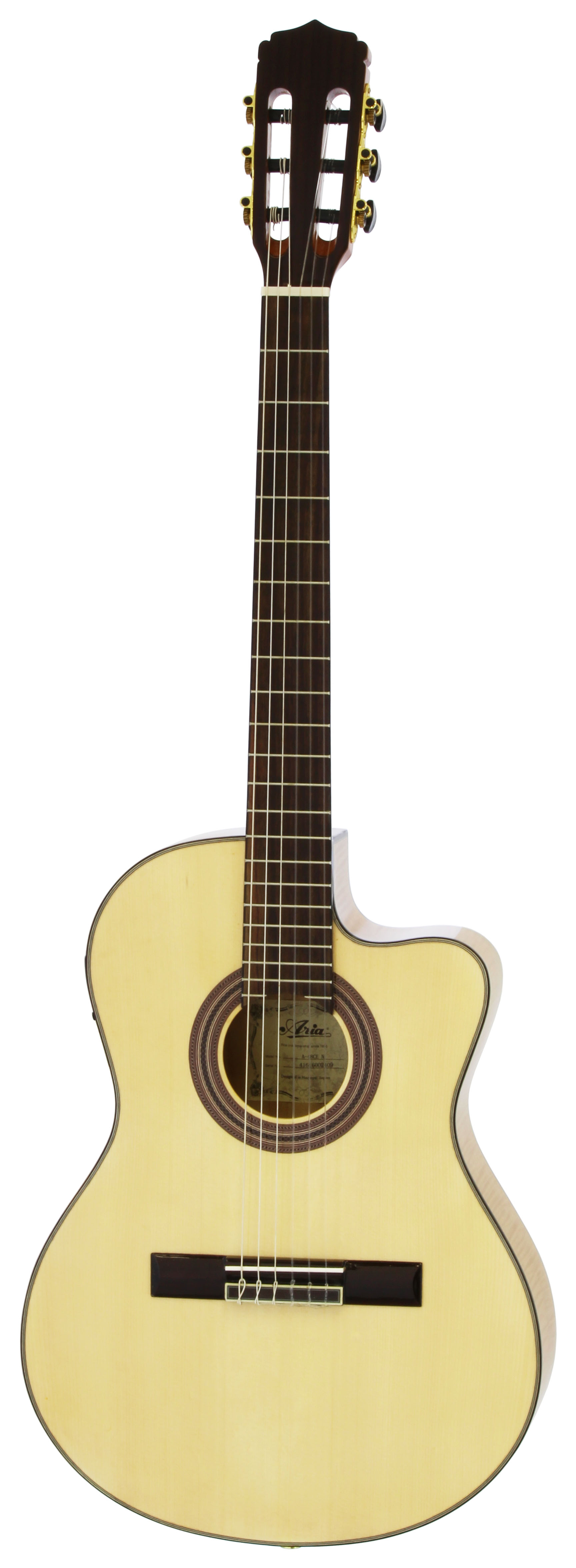 Aria A 48CE Konzertgitarre 4/4, thin body 