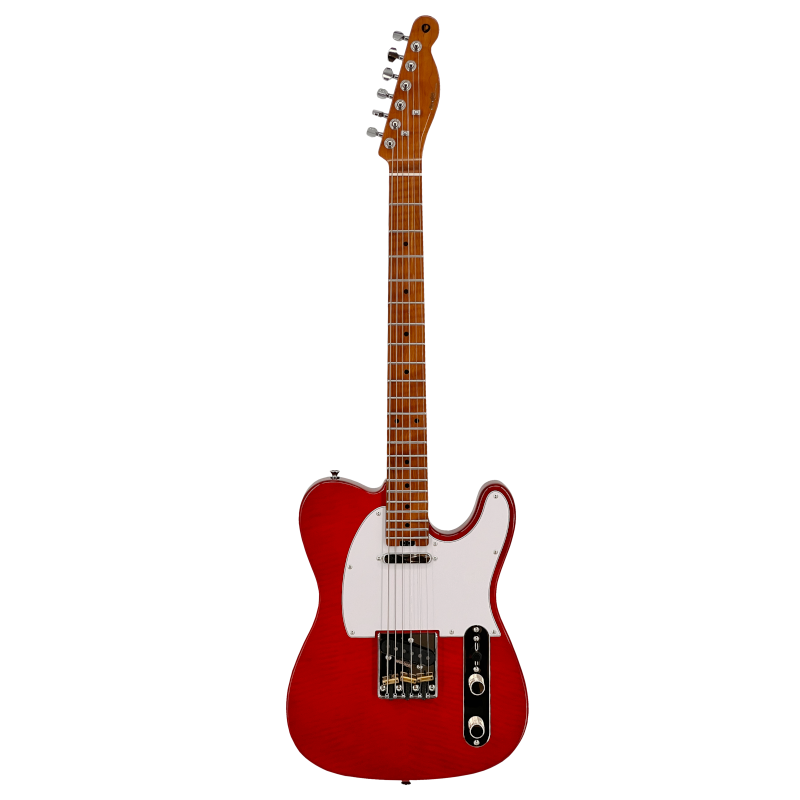 Prodipe Guitars Orgin Telecaster, burgundy red