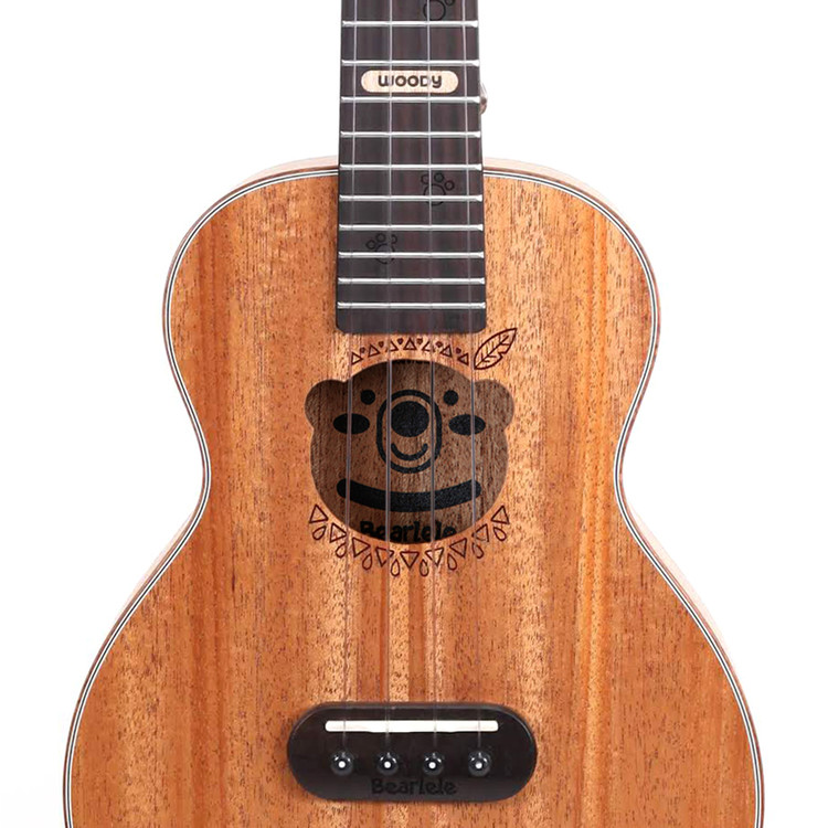 Bearlele Woody - Konzert Ukulele inkl. stabilem Gigbag