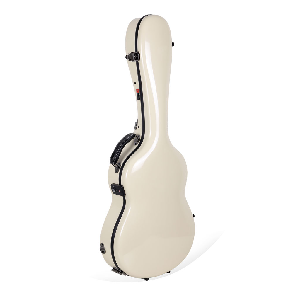 Crossrock CRF2020CBK Fiberglass Konzertgitarre, ivory