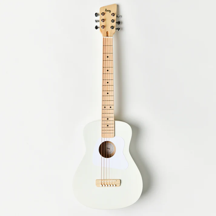 Loog Pro Acoustic Guitar VI - White