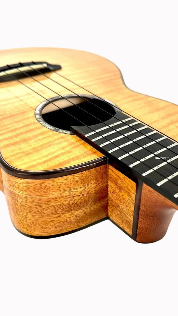 aNueNue UT166HS Feather Series – Premium Tenor Ukulele mit Double-Top und 4A Mango