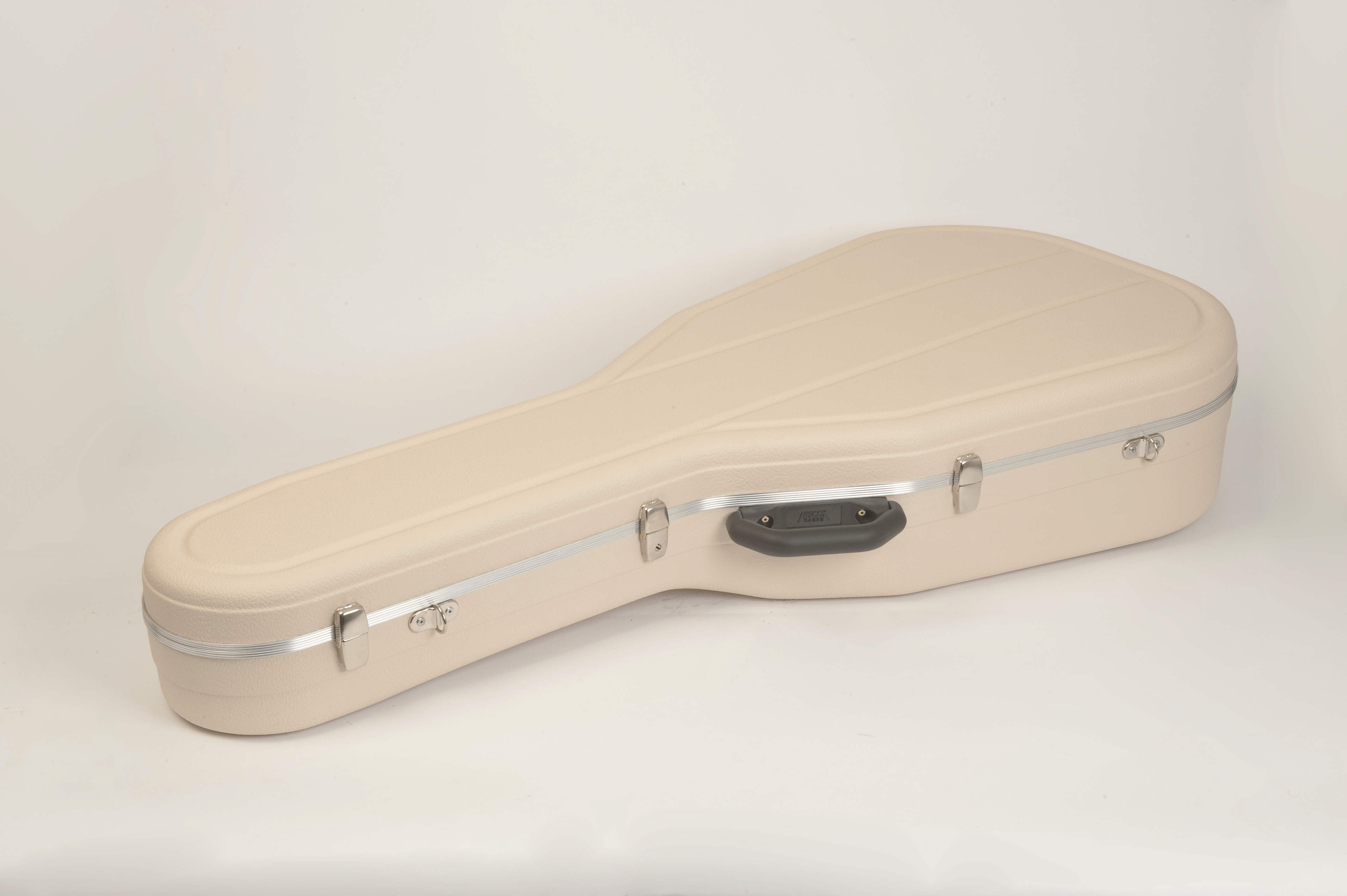 Hiscox OM Akustikgitarren Koffer , ivory