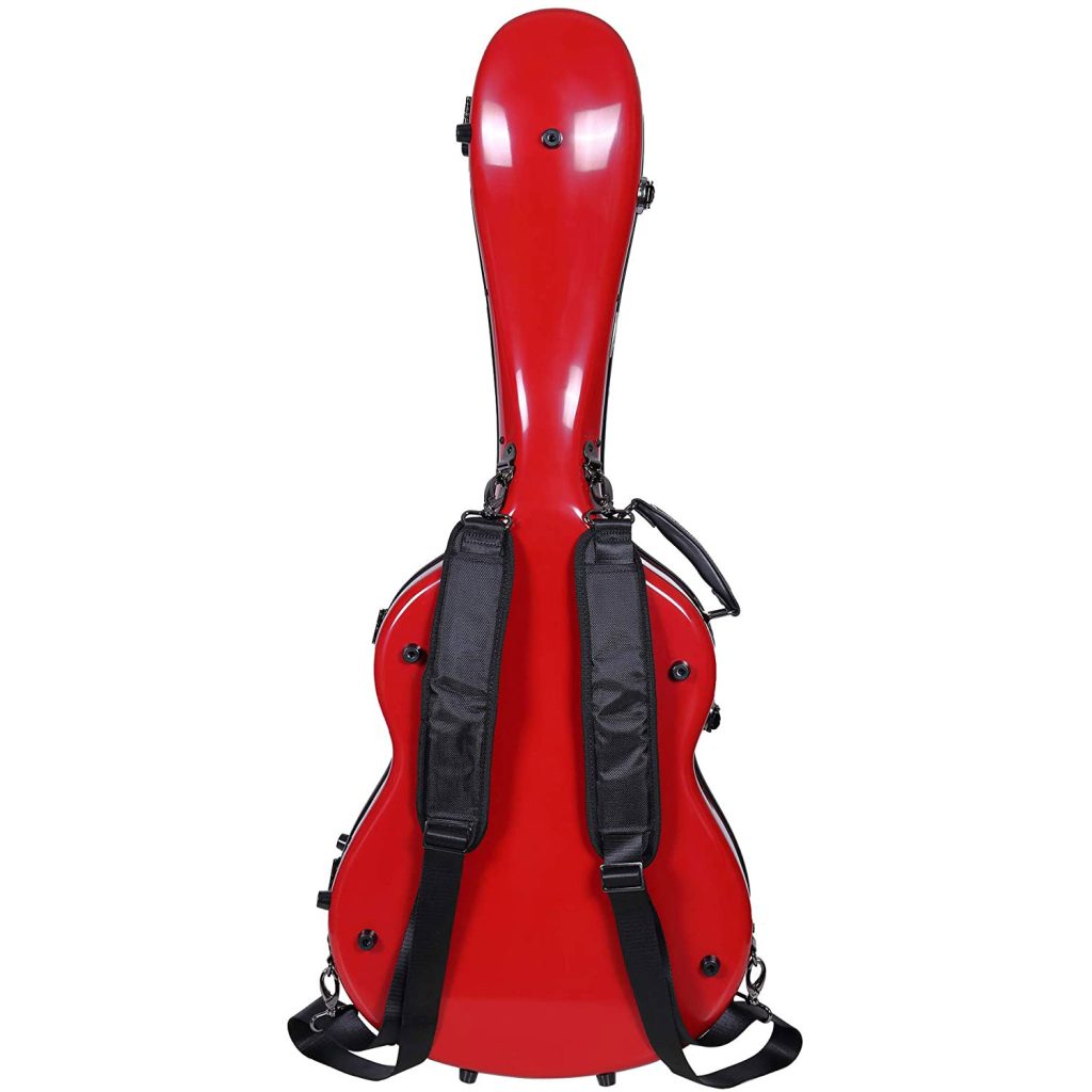 Crossrock CRF2020CBK Fiberglass Konzertgitarre, red