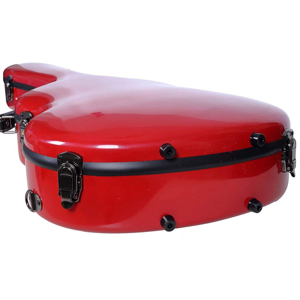 Crossrock CRF2020CBK Fiberglass Konzertgitarre, red