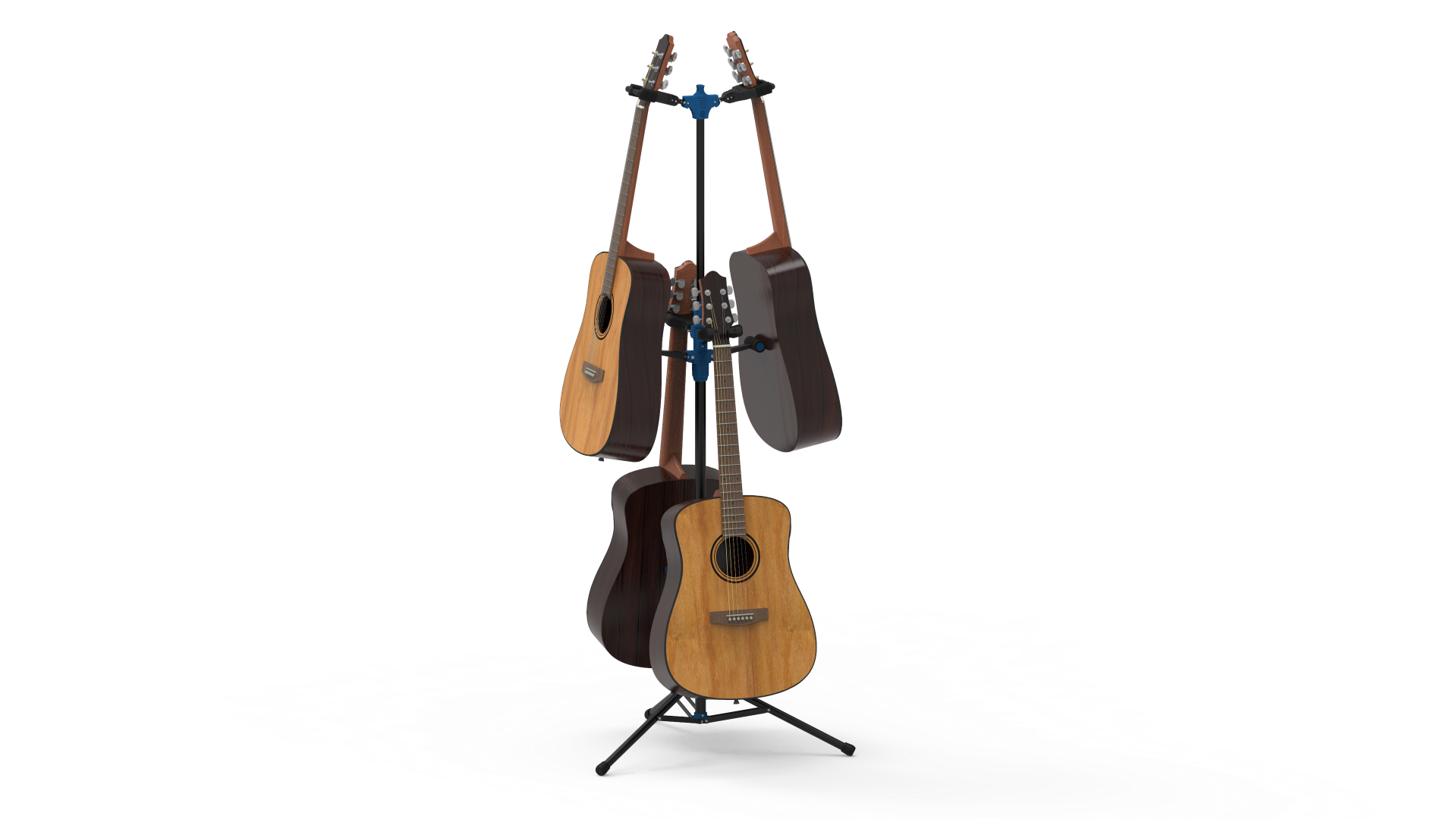 Galux Gitarrenständer für 4 Gitarren GS-214