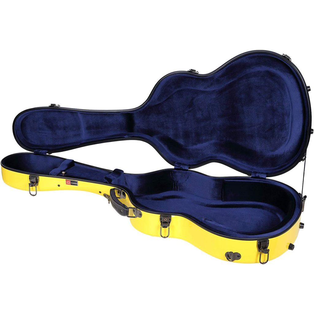 Crossrock CRF2020CBK Fiberglass Konzertgitarre, yellow