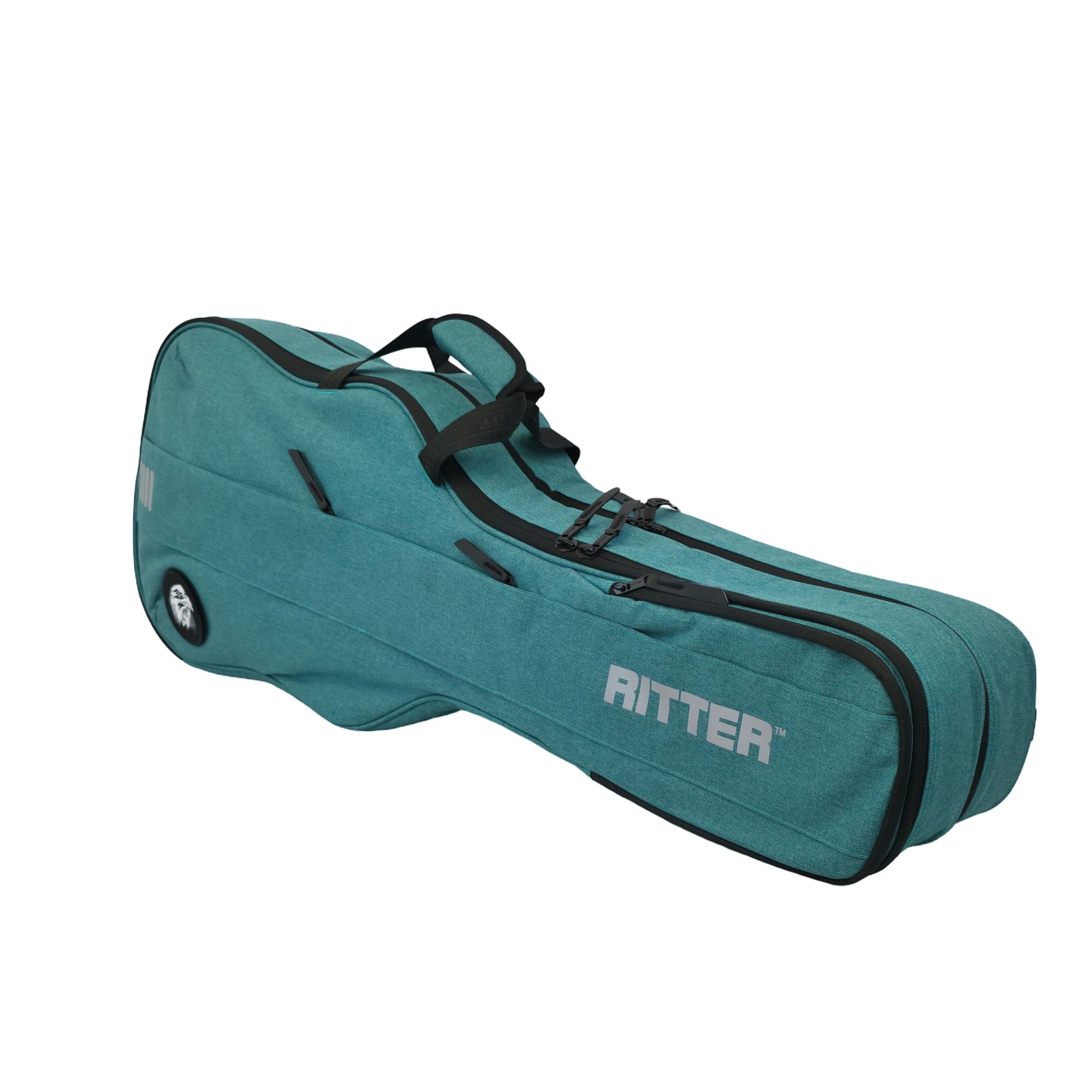Ritter Gigbag Bern Double Electric Guitar, Aqual Green
