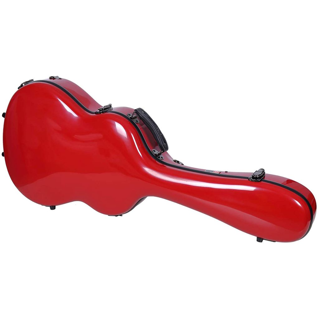 Crossrock CRF2020CBK Fiberglass Konzertgitarre, red