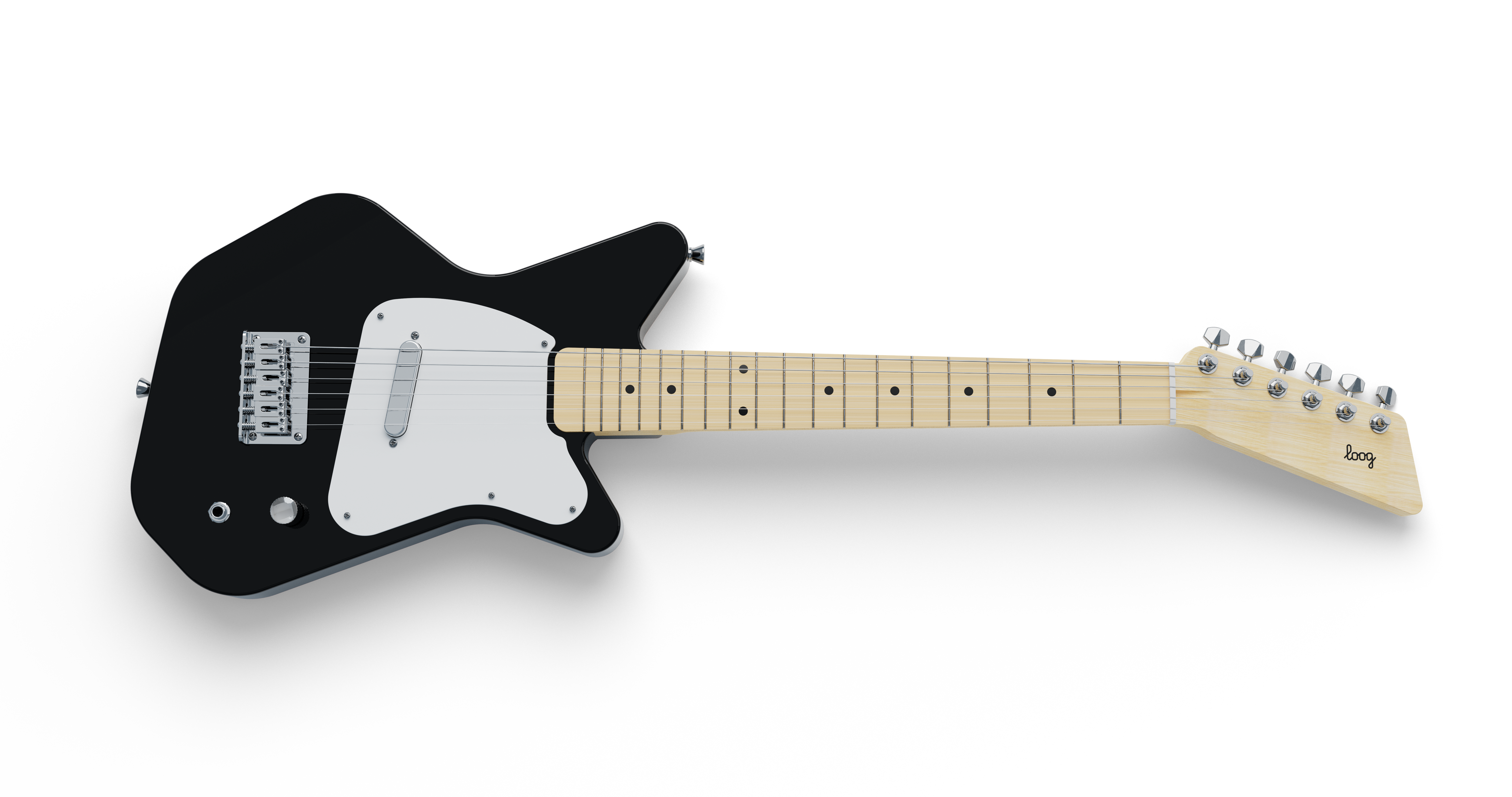 Loog Pro Electric Guitars VI - Black Loog Pro Electric Guitars VI - Black