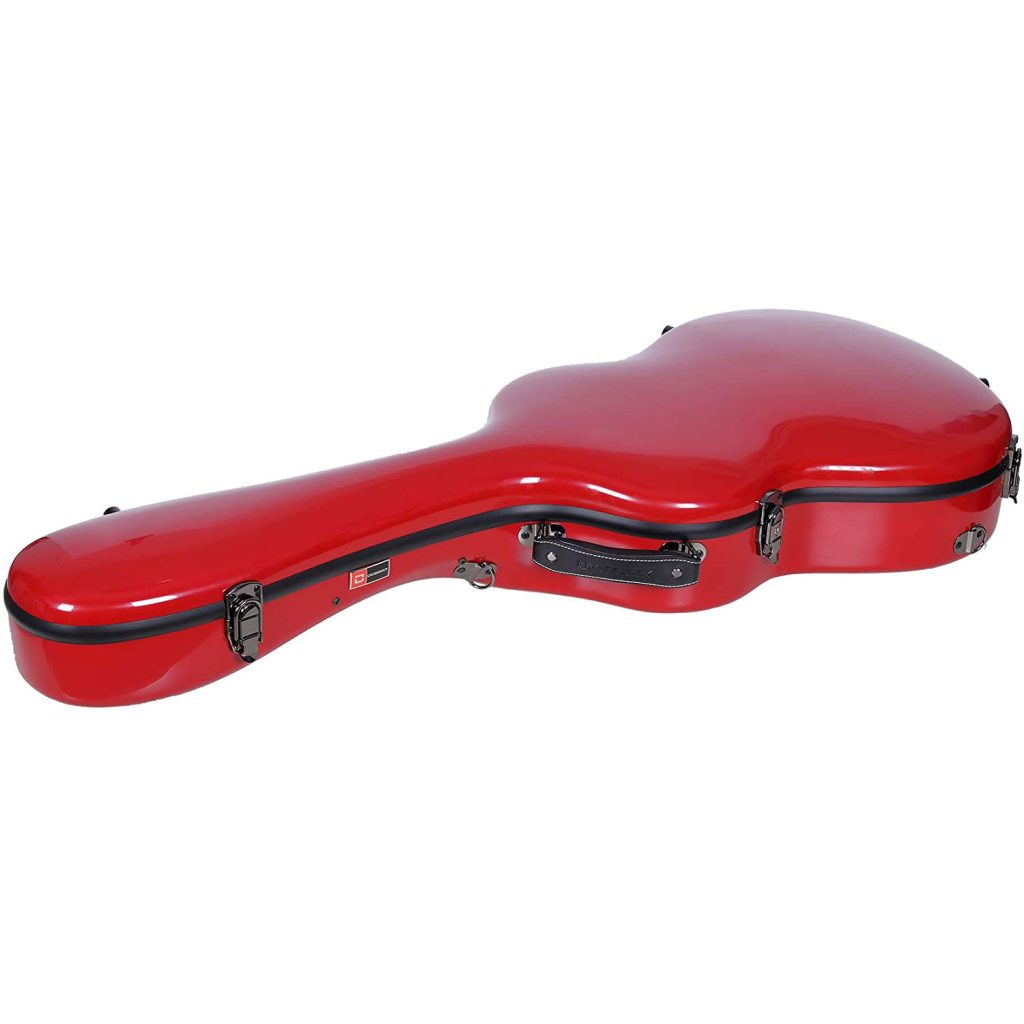 Crossrock CRF2020CBK Fiberglass Konzertgitarre, red