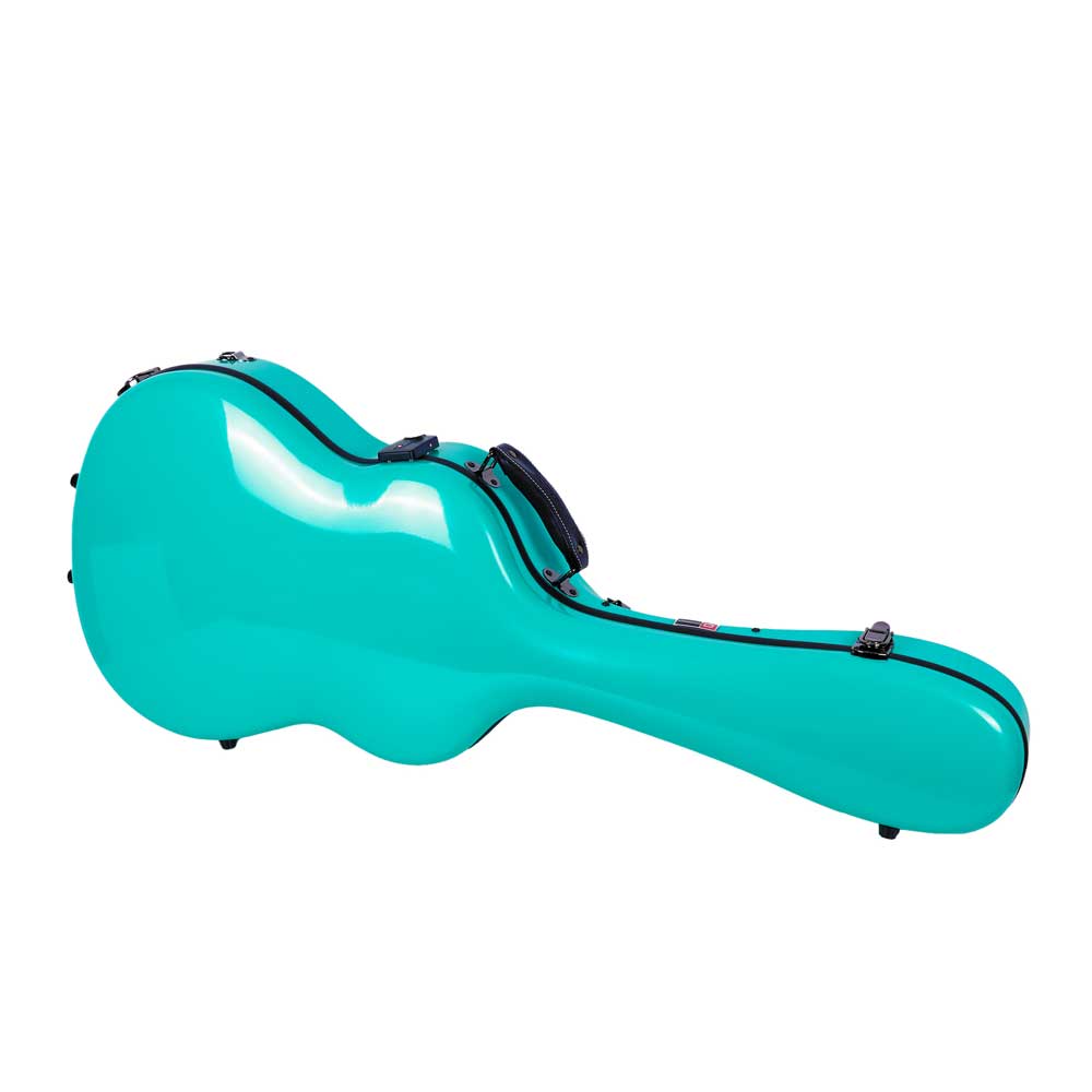 Crossrock CRF2020CBK Fiberglass Konzertgitarre, mint blue