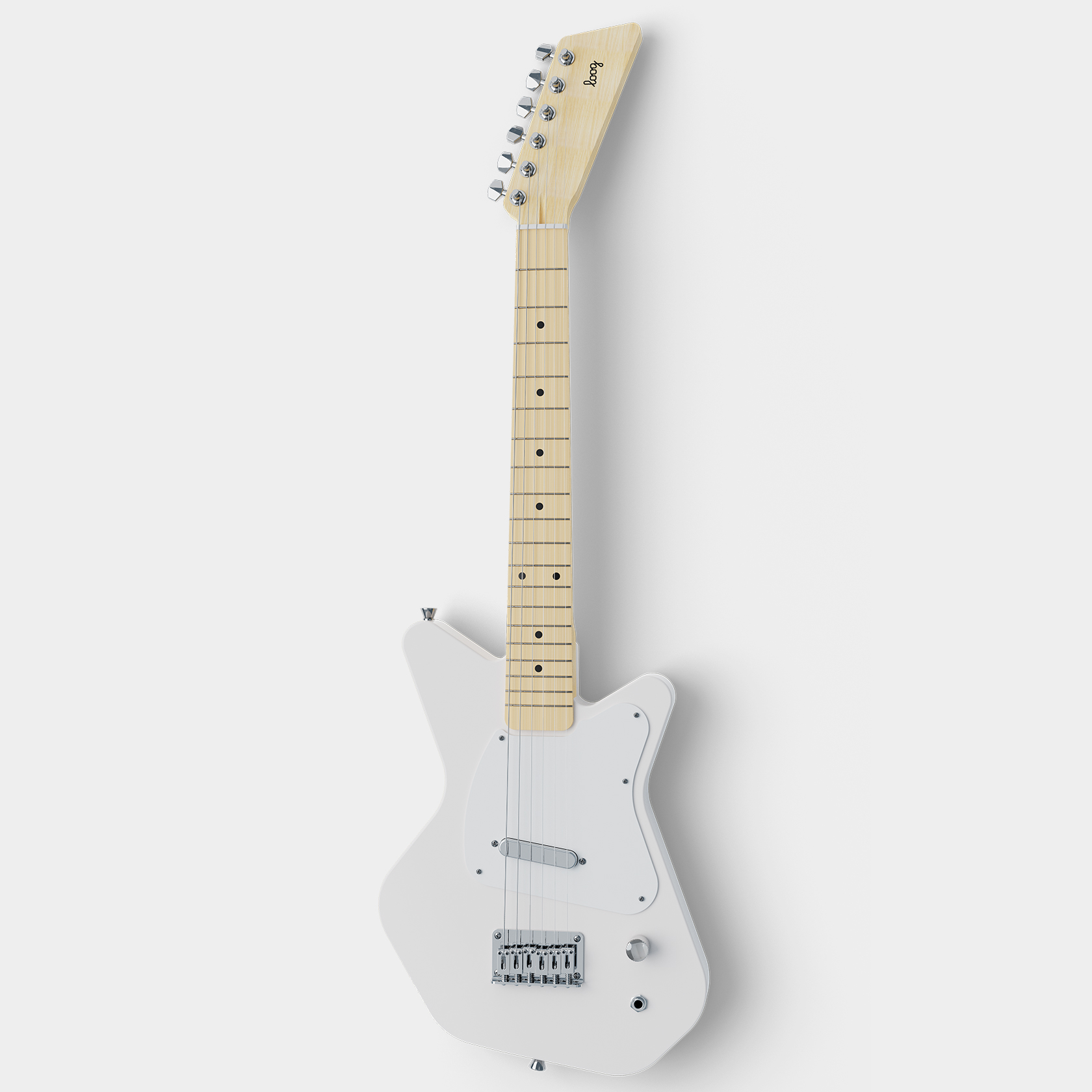 Loog Pro Electric Guitars VI - White