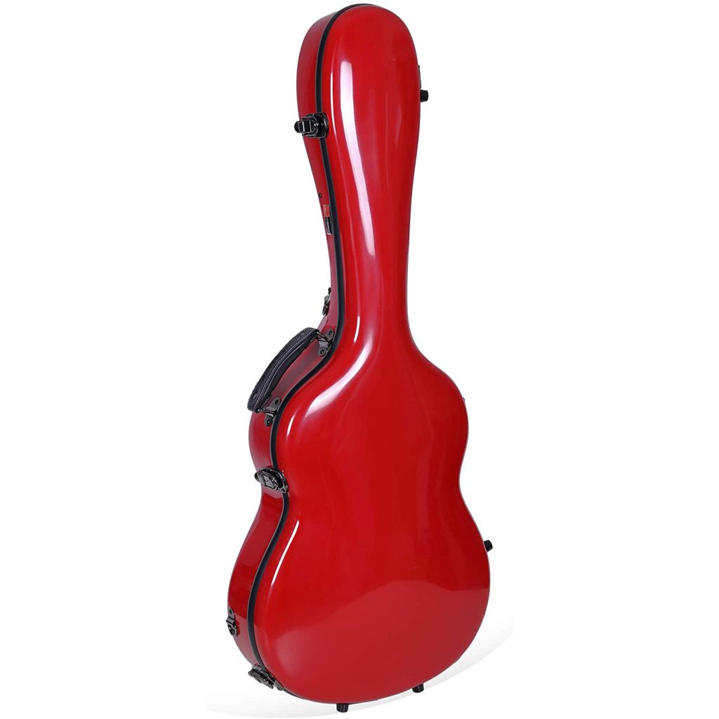 Crossrock CRF2020CBK Fiberglass Konzertgitarre, red