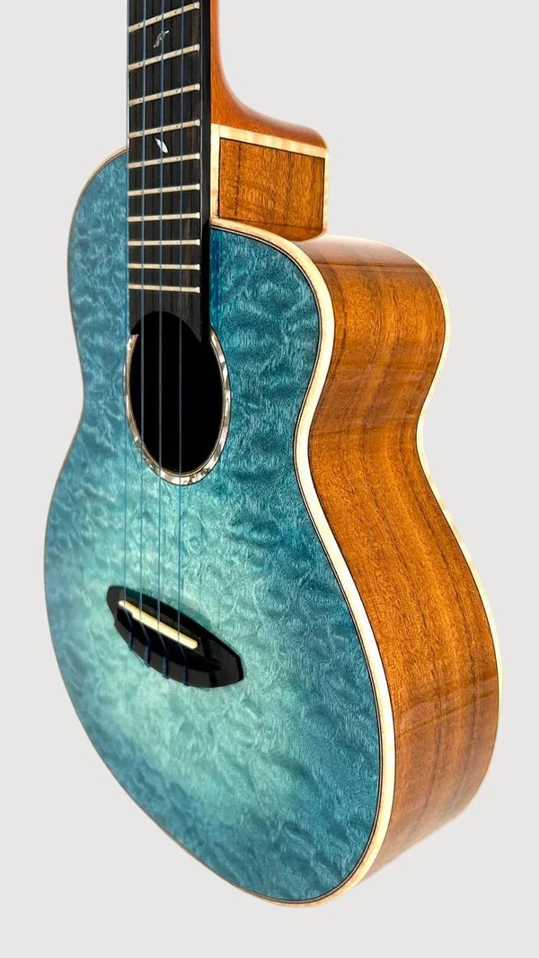 aNueNue UT188MB Feather Series – Premium Tenor Ukulele mit Double-Top und 5A Taiwan Koa