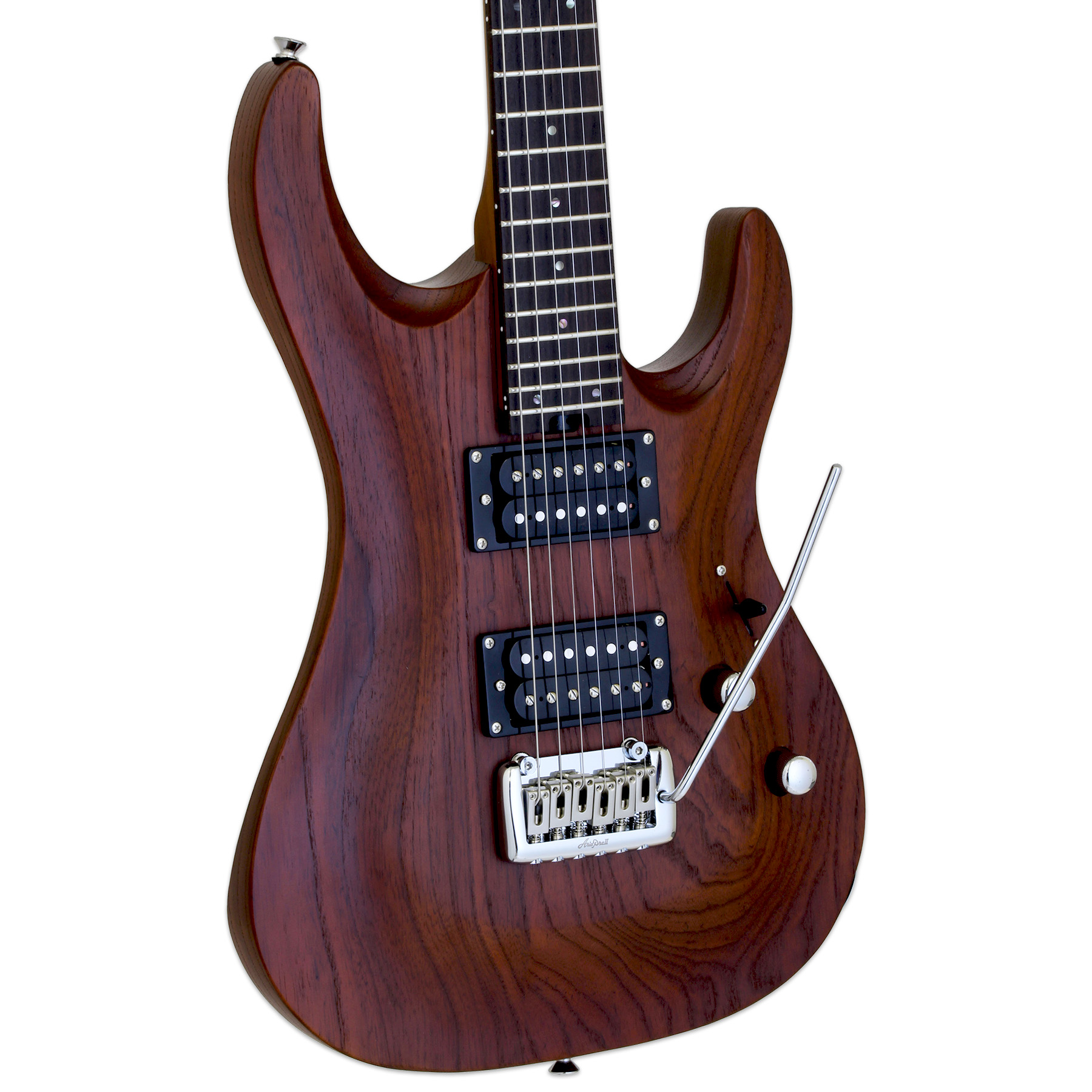 Aria MAC DLX, stained brown