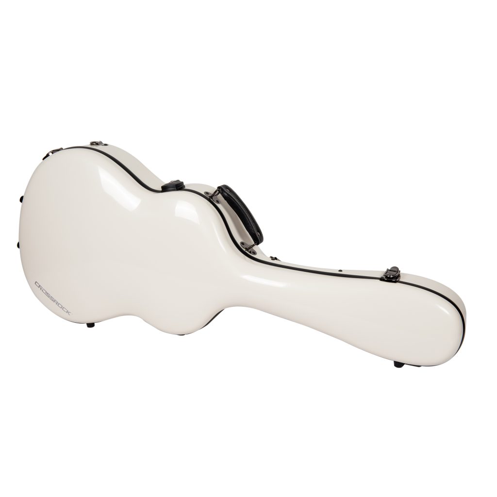 Crossrock CRF2021C Fiberglass Konzertgitarre, milk white