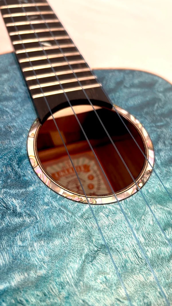 aNueNue UT188MB Feather Series – Premium Tenor Ukulele mit Double-Top und 5A Taiwan Koa