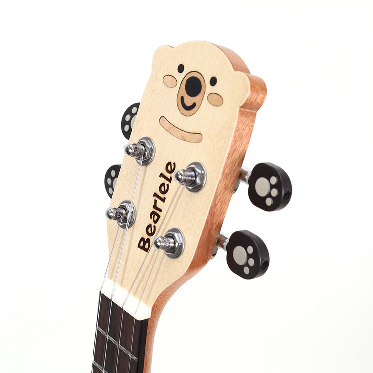Bearlele Snow - Konzert Ukulele inkl. stabilem Gigbag Bearlele Snow - Konzert Ukulele inkl. stabilem Gigbag