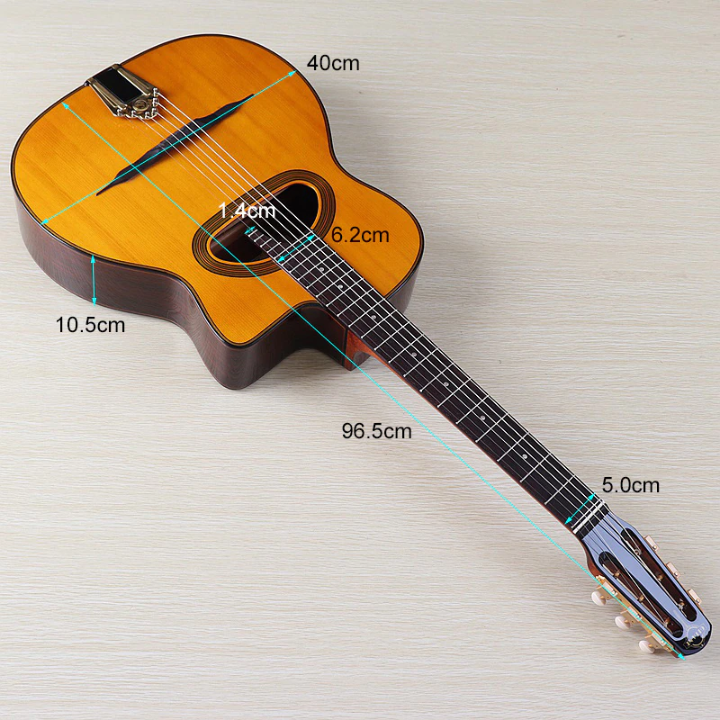 NoName Gypsy Gitarre - Modell B 12. Bundansatz NoName Gypsy Gitarre - Modell B 12. Bundansatz