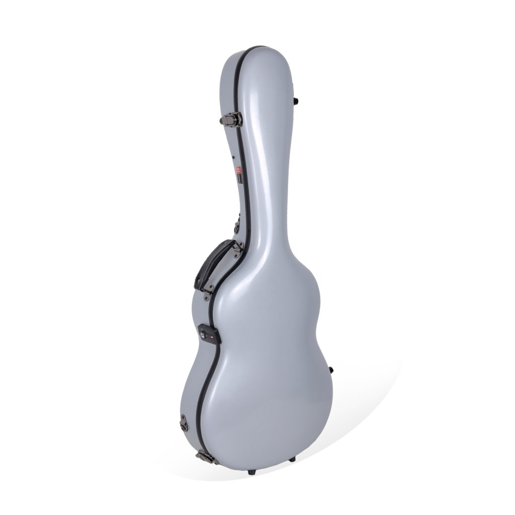 Crossrock CRF2020C Fiberglass Konzertgitarre, silver