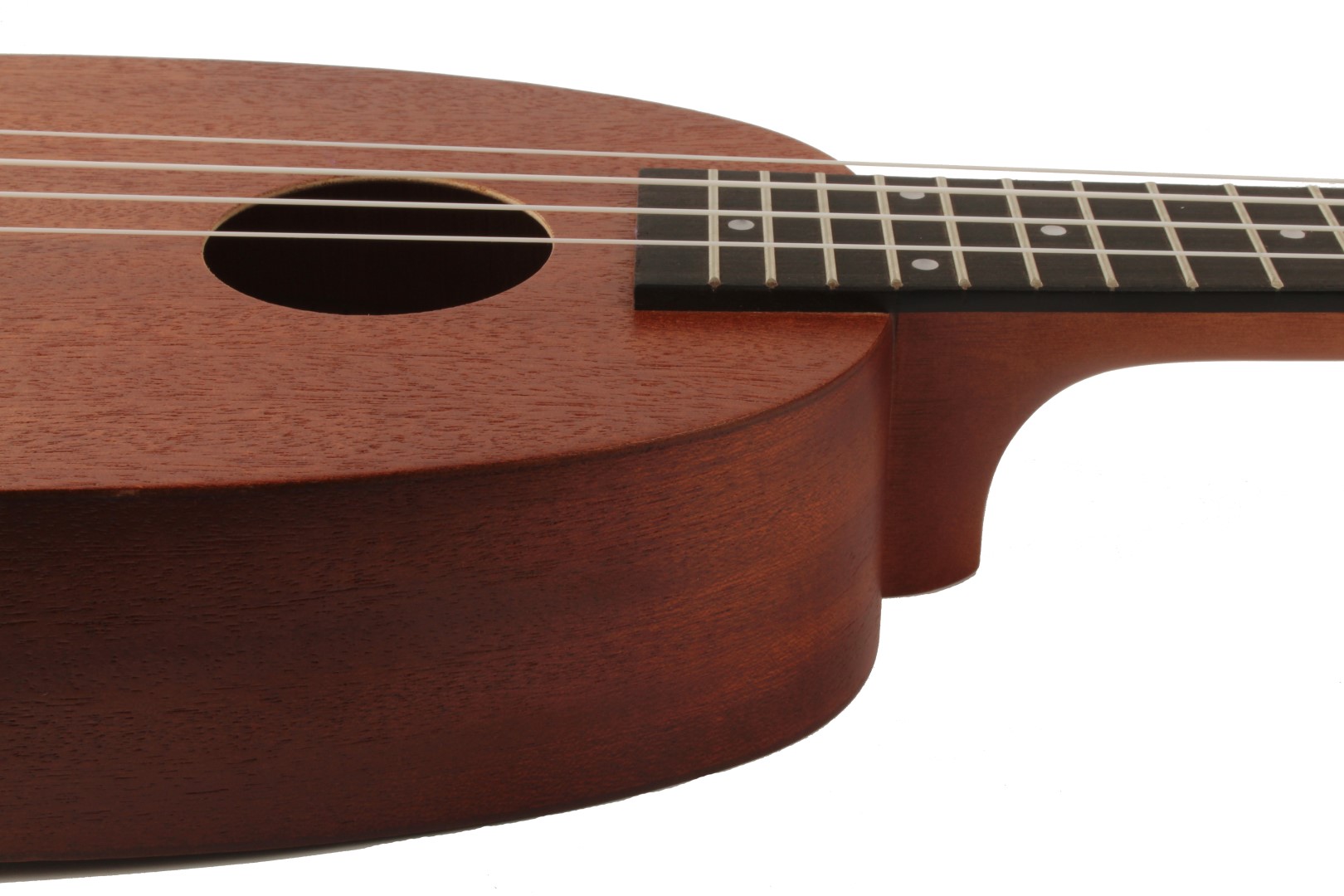 AMI-PINE-SAPE-3-Large Around Music Instruments Pineapple Sapele Sopran Ukulele