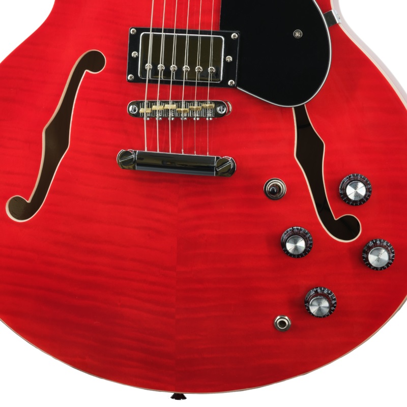 Prodipe Guitars Hollow Body HB85, cherry burst Prodipe Guitars Hollow Body HB85, cherry burst