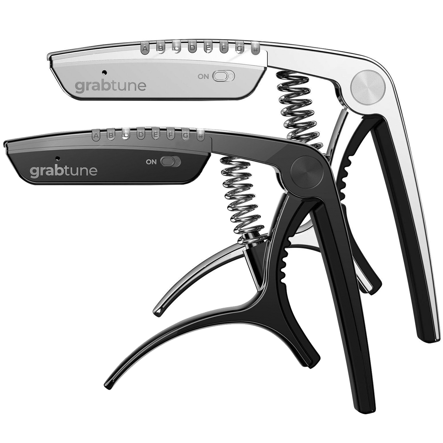 Grabtune Capo & Tuner, silber