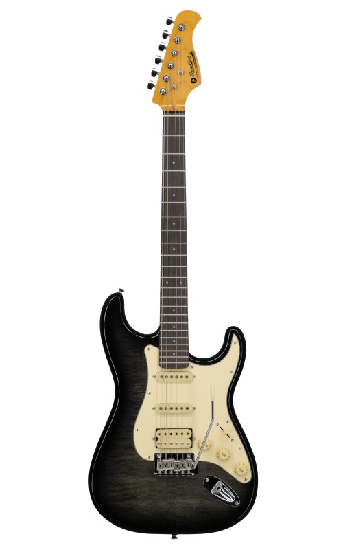 Prodipe Strat ST93, alder trans black Prodipe Strat ST93, alder trans black